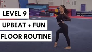 Upbeat  Fun Gymnastics Floor Routine  Taylor Krippner [upl. by Lecroy789]