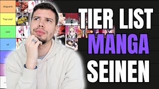 Tier list de mes mangas préférés  LES SEINEN [upl. by Grote]