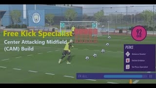 FIFA 22  Player Career Mode  CAM  Center Attacking Midfielder  FREE KICK Specialist [upl. by Saxon]