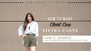 Pietra Pants by Closet Core Patterns  Sew Along Tutorial from Sewing Therapy [upl. by Grefer]