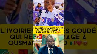 Pm Ousmane Sonko le ivoirien qui rend hommage à pm Sonko dakar senegal sonko [upl. by Nuahc]