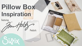 Creating Pillow Boxes with Pete using the Tim Holtz Vault 1 Collection [upl. by Tore]