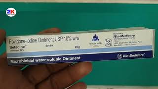 Betadine Ointment  Povidone lodine 10 ointment uses or benefits full review in hindi [upl. by Novrej726]