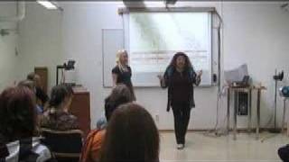 Cathrine Sadolin teaching extreme vocal effects  distortion [upl. by Peddada956]