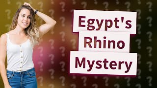 Does Egypt have rhinos [upl. by Juliane]