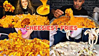 ASMR CHEESY FRIES  Cheesiest Animal Style Fries Mukbang That Will Make You Drool [upl. by Yarvis]