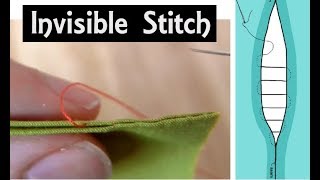 INVISIBLE STITCH  HOW TO FIX TORN SEAMS BY HAND [upl. by Delainey606]