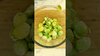 Crispy Air Fryer Brussel Sprout Recipe [upl. by Anwahsal]