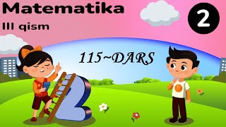 2sinf matematika 115dars  Bo‘luvchilar va karralilar [upl. by Witherspoon124]