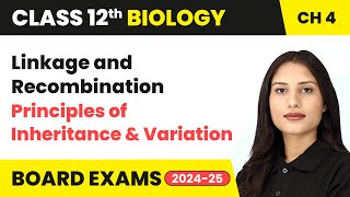 Linkage and Recombination  Principles of Inheritance and Variation  Class 12 Biology Ch 4  CBSE [upl. by Emily]