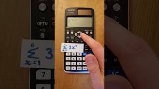 Find the Sum of a Geometric Series on the Casio FX991EX Classwiz Calculator  A2 maths [upl. by Ahserb]