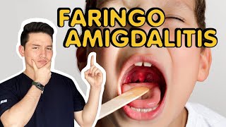 Tratamiento para la faringoamigdalitis🤧Faringoamigdalitis Amígdalas SaludInfantil Pediatría [upl. by Edwyna949]