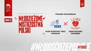 Klub Sportowy KSKK Koszalin  Lider Biofarm Swarzędz Finał MMP U13 Kobiet półfinał [upl. by Atener]