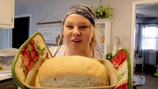 EASY 6 ingredient BREAD recipe  So easy a beginner can do it [upl. by Anaidirib]