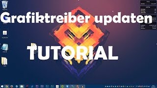 Treiber der Grafikkarte updaten  aktuell halten  TutorialDEUTSCHHD [upl. by Reddin843]