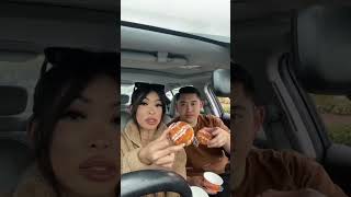 POPEYES STRAWBERRY BISCUITS REVIEW [upl. by Faruq]