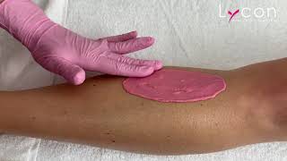 Waxing with Lycon’s SoBerry Delicious Hot Wax [upl. by Chaudoin]