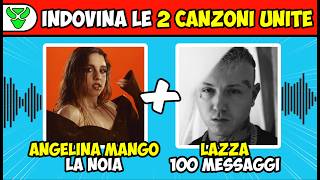 QUIZ  INDOVINA LE 2 CANZONI UNITE parte 2🎵 quiz song music ita 2024 indovinalacanzone [upl. by Skip]