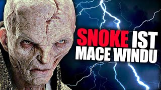 STAR WARS Ist Snoke Mace Windu FAN THEORIE I Academy [upl. by Tobye]