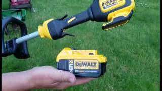 Dewalt XR 20v String Trimmer Review and Demonstration [upl. by Emiaj]