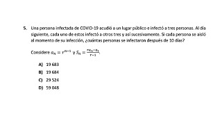 Pregunta 5 Matemáticas Guía EXACER COLBACH 2024 [upl. by Edyaw79]