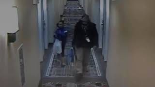 Hotel surveillance video of Relisha Rudd and Kahlil Tatum [upl. by Kcim]