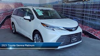 2021 Toyota Sienna Platinum Passenger Van Milpitas San Jose Sunnyvale Fremont Livermore [upl. by Ubana]