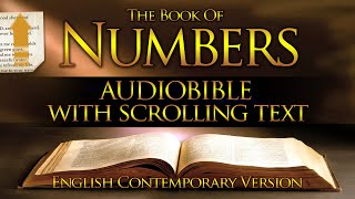 Holy Bible Audio NUMBERS 1 to 36  With Text Contemporary English [upl. by Bain]