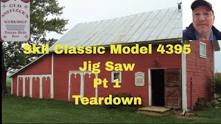 Skil Classic Jig Saw 3 2 amp Model 4395 Pt 1 Teardown [upl. by Belita]