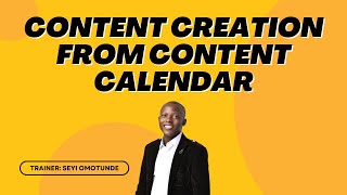 Content Creation From Content Calendar  Practical Content Marketing Training contentmarketing [upl. by Nnahoj]