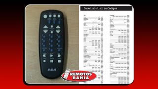 MANUAL Y CÓDIGOS PARA PROGRAMAR UN CONTROL REMOTO UNIVERSAL RCA RCU404 USER GUIDE CODE LIST [upl. by Nesrac]