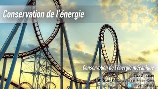 Conservation énergie mécanique [upl. by Macpherson]