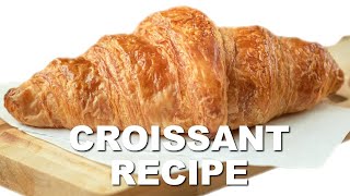 Professional Baker Teaches You How To Make CROISSANTS [upl. by Rehpotsyrk]