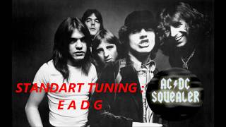 ACDC  Squealer Bass Line amp Tabs [upl. by Attegroeg]