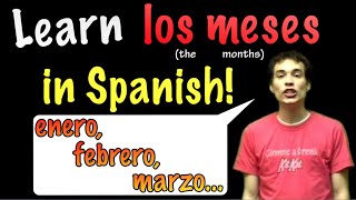 Learn Spanish  The months of the year [upl. by Iadrahc]