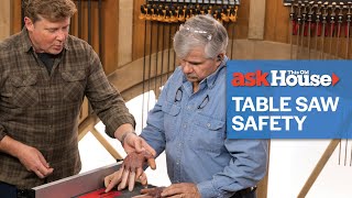 Simple Guide to Table Saw Safety  Ask This Old House [upl. by Carmencita]