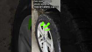 Squeaking Noise lower control arm  Listen Noise and learn how to check it  NoiseSuspension edge [upl. by Zalea477]