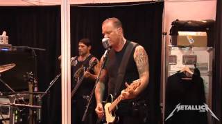 Metallica  Unforgiven II Live 2014 Tuning room [upl. by Robina]