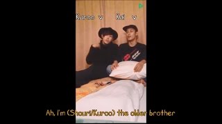 ENG SUB Nekoma Family Positions by Kondou Shouri Kuroo on Naokis Kai Line Live [upl. by Morey180]