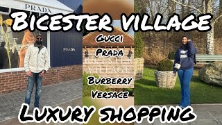 Bicester Village Vlog  Shopping  Gucci  Prada  Versace [upl. by Combes321]