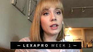 My First Week on Lexapro Escitalopram  Anxiety amp Depression [upl. by Charil]