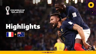 Giroud equals Henrys record  France v Australia highlights  FIFA World Cup Qatar 2022 [upl. by Sybila]