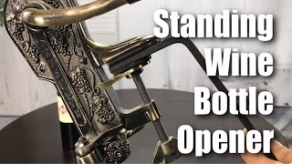 Antique Bronze Corkscrew Wine Bottle Opener Stand Review [upl. by Nylitak411]