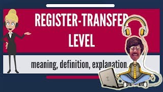 Register Transfer Level [upl. by Nima]