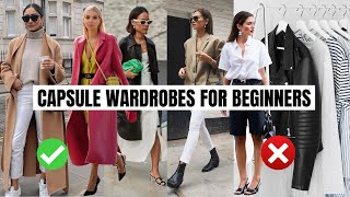 Capsule Wardrobes For Beginners  Everything you need to know [upl. by Apoor]