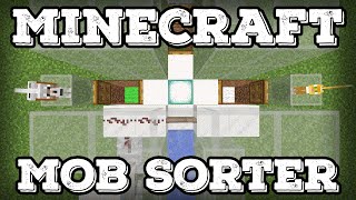 Minecraft Tutorial  Mob SorterMinecraft 117 [upl. by Aldis]