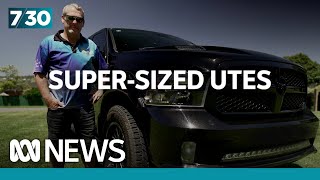 The rise of supersized utes and SUVs in Australia  730 [upl. by Nosnah]