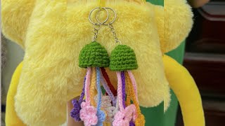 Crochet Keychain tutorial crochet tutorial [upl. by Crysta]