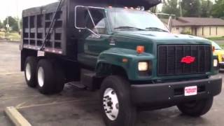 2002 GMC C8500 Tandem axle dump truck Caterpillar diesel For sale [upl. by Eihs]