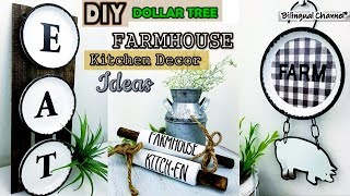 Dollar Tree DIY Farmhouse Kitchen Decor Ideas DIY Home Decor [upl. by Comstock]